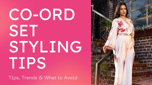 Blog Banner for the blog title 'How to Style Co-ord Sets for Women – Tips, Trends & What to Avoid'