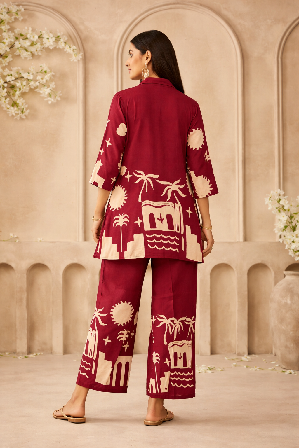 Premium Crepe Co-ord set