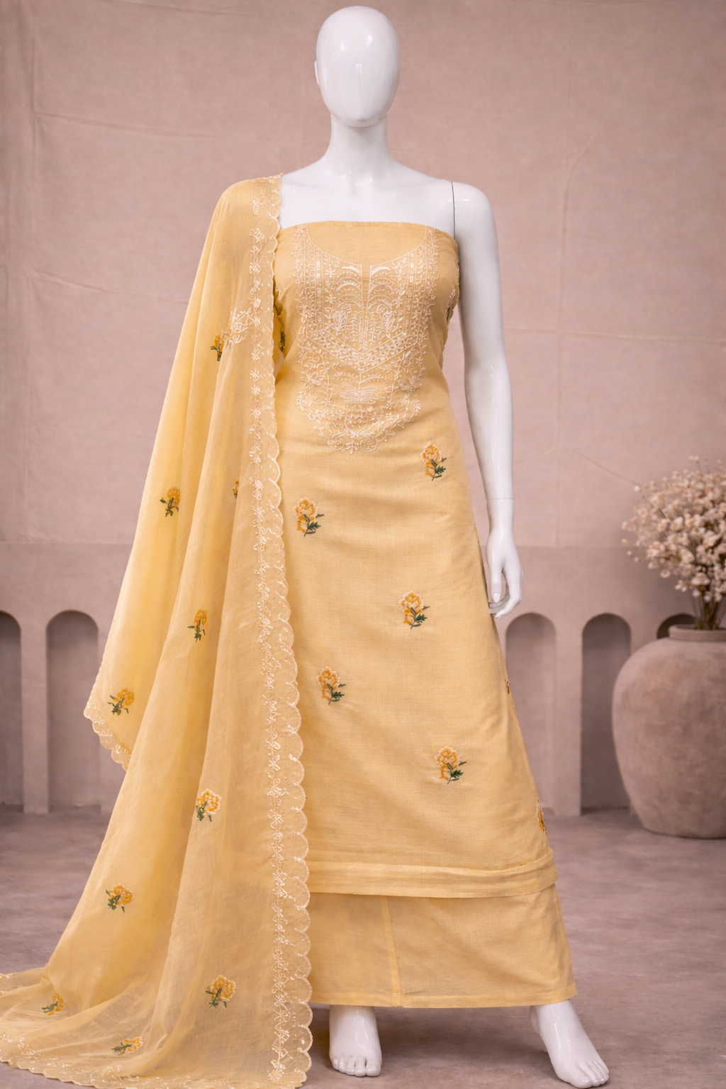 Embrace artisanal grace Mul Cotton Suit Set